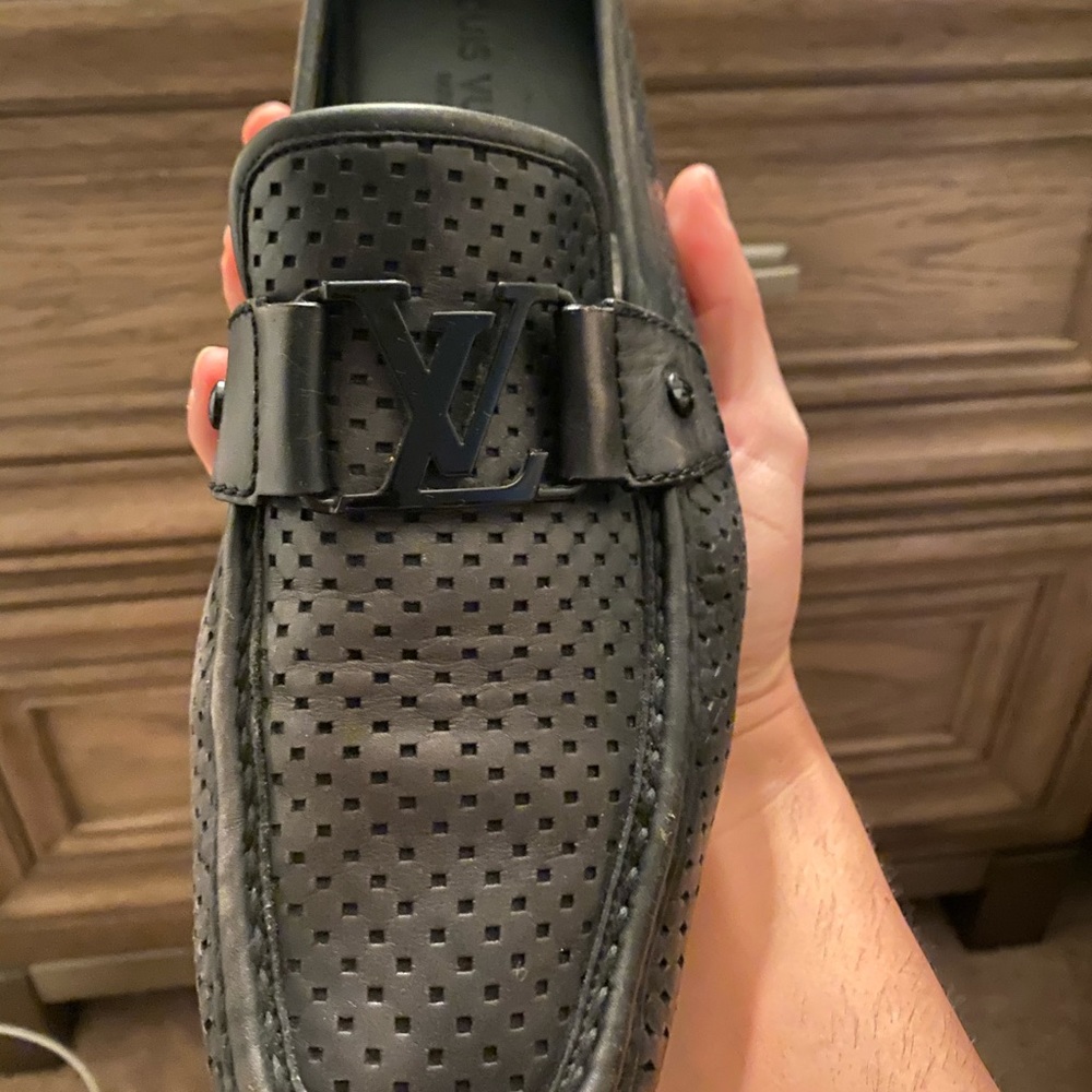 Louis Vuitton Black drivers size 12